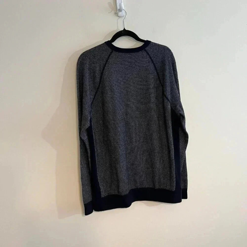 Vince Wool Cashmere Bird's Eye Crewneck Sweater XL - Picture 4 of 7